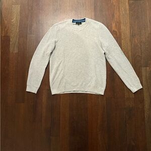 Ted Baker Men's Crewneck Sweater - Light Heather Gray - Size 4